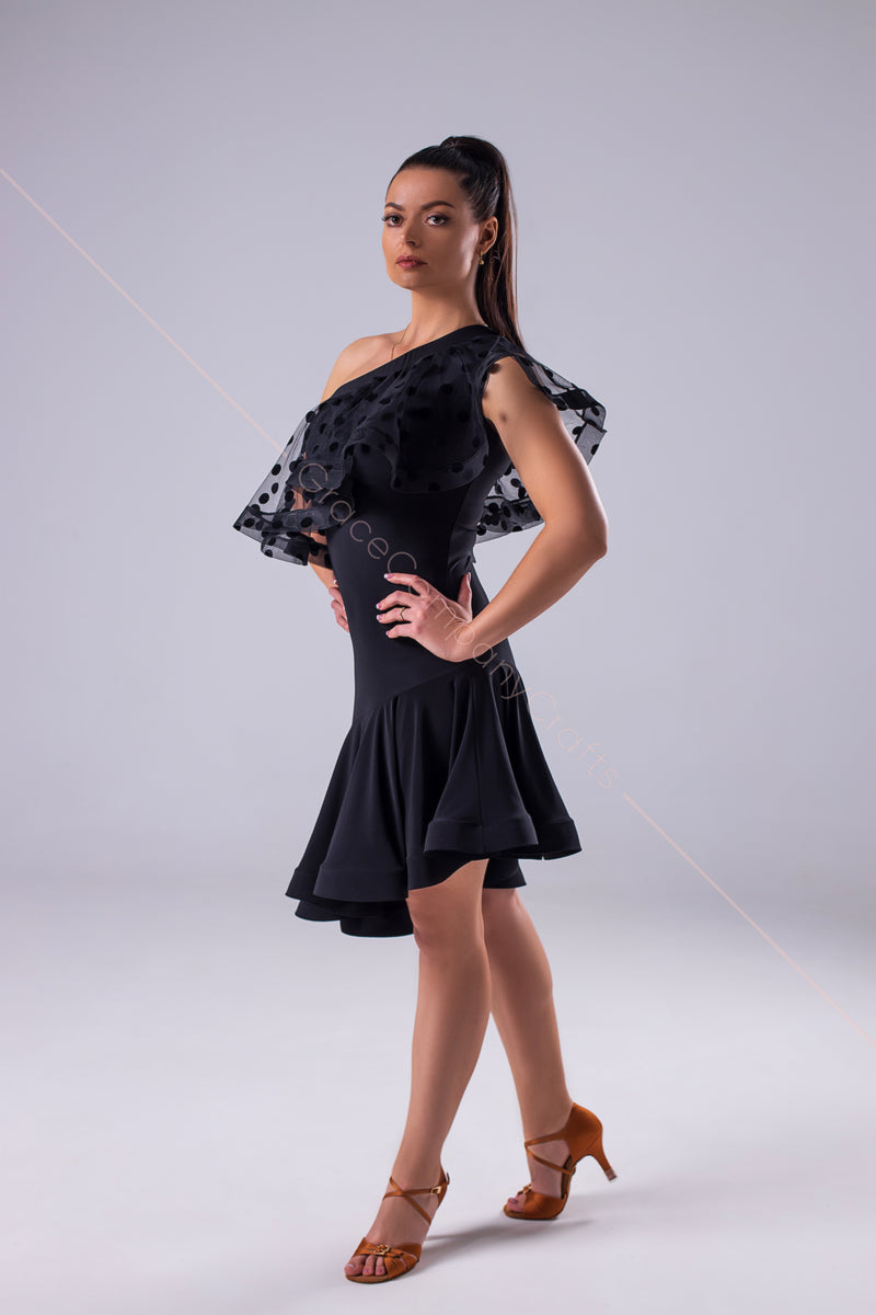 black dance dress