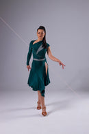green dance dress