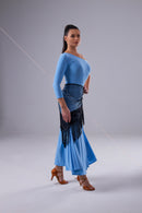 light blue dance dress