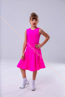 Rating dance dress from supplex and guipure