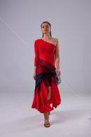 red tango dress