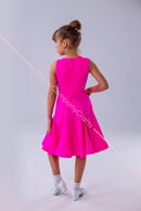 Rating dance dress from supplex and guipure
