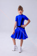 Rating dress for ballroom dances from supplex, inserts from velor