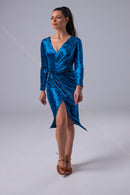 royal blue dance dress