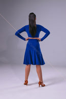 Dance top with cross straps