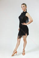 latin fringe dress