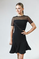 black ballroom dress