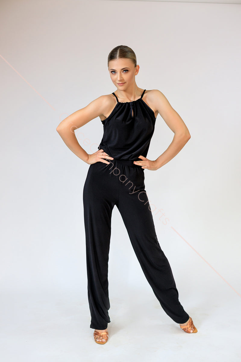 Jumpsuit for ballroom sports dancing