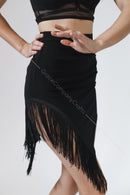 latin fringe skirt