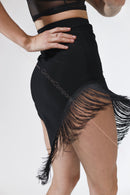 latin fringe skirt