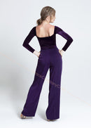 Long Sleeve Velvet Bodysuit