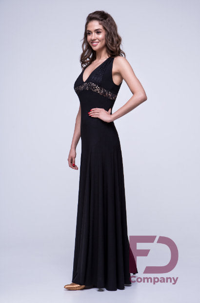 Long black dress for dancing, long dress, long maxi dress black dance dress, maxi dress