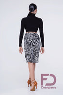Animal print skirt for vibrant outfits