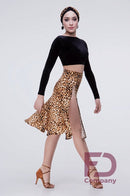 high waisted dance skirt