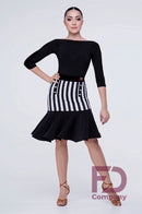 latin dance skirt
