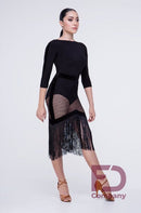 latin fringe skirt