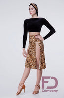 high waisted dance skirt
