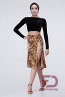 high waisted dance skirt