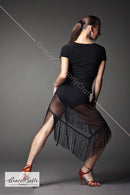 asymmetrical dance skirt
