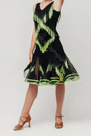 green dance skirt