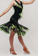 green dance skirt