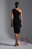 asymmetric ruched dress
