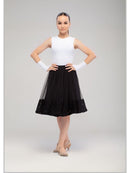 Dance dress based on a bodysuit, complete with supplex gloves