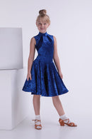 Velor ballroom dance dress