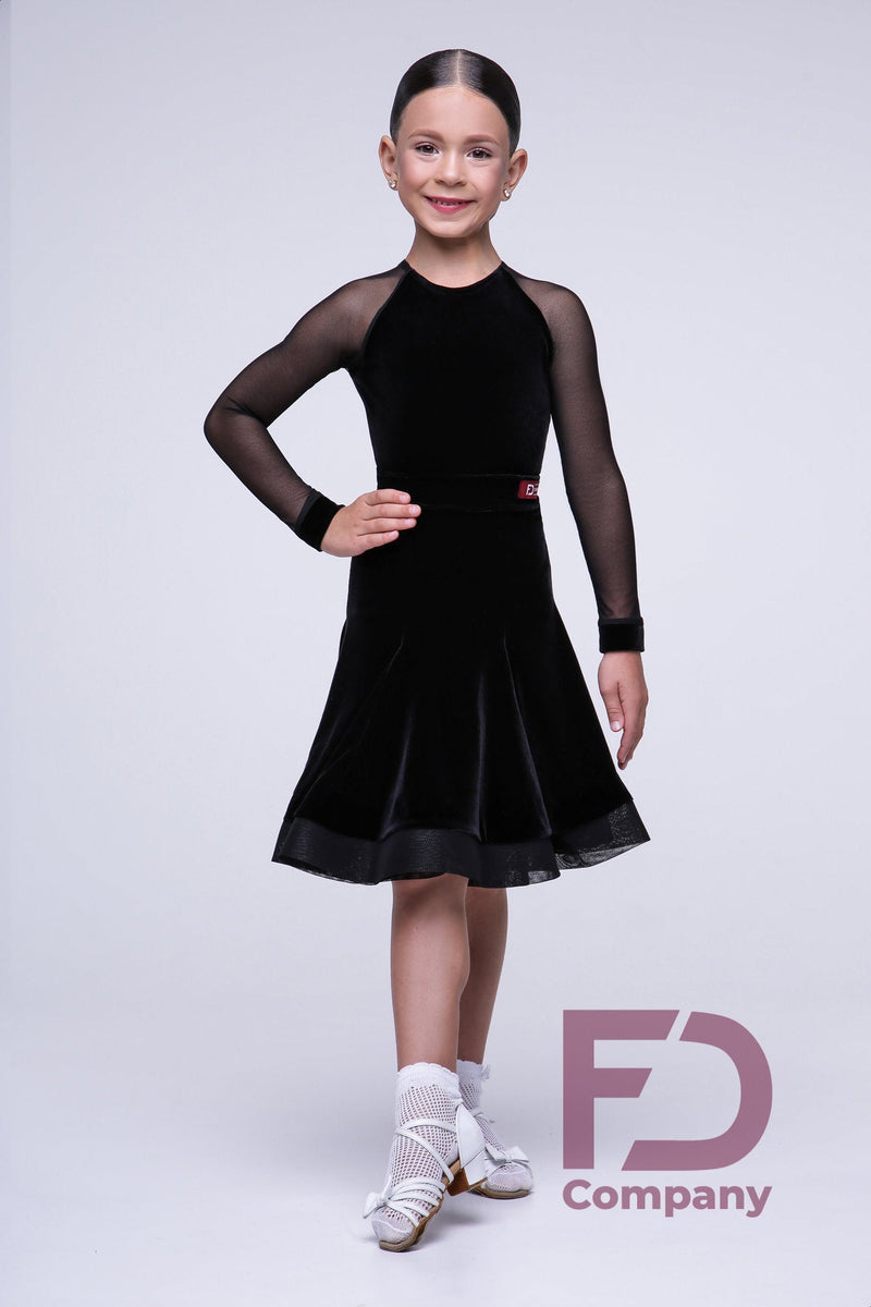 Rating dress for ballroom dancing programs standard and latin (two skirts)