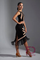 fringed tango dress