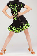 Latin blouse with colored trim