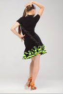 Latin blouse with colored trim