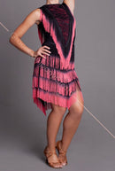 ombre fringe dress