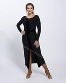 velor modest dance dress